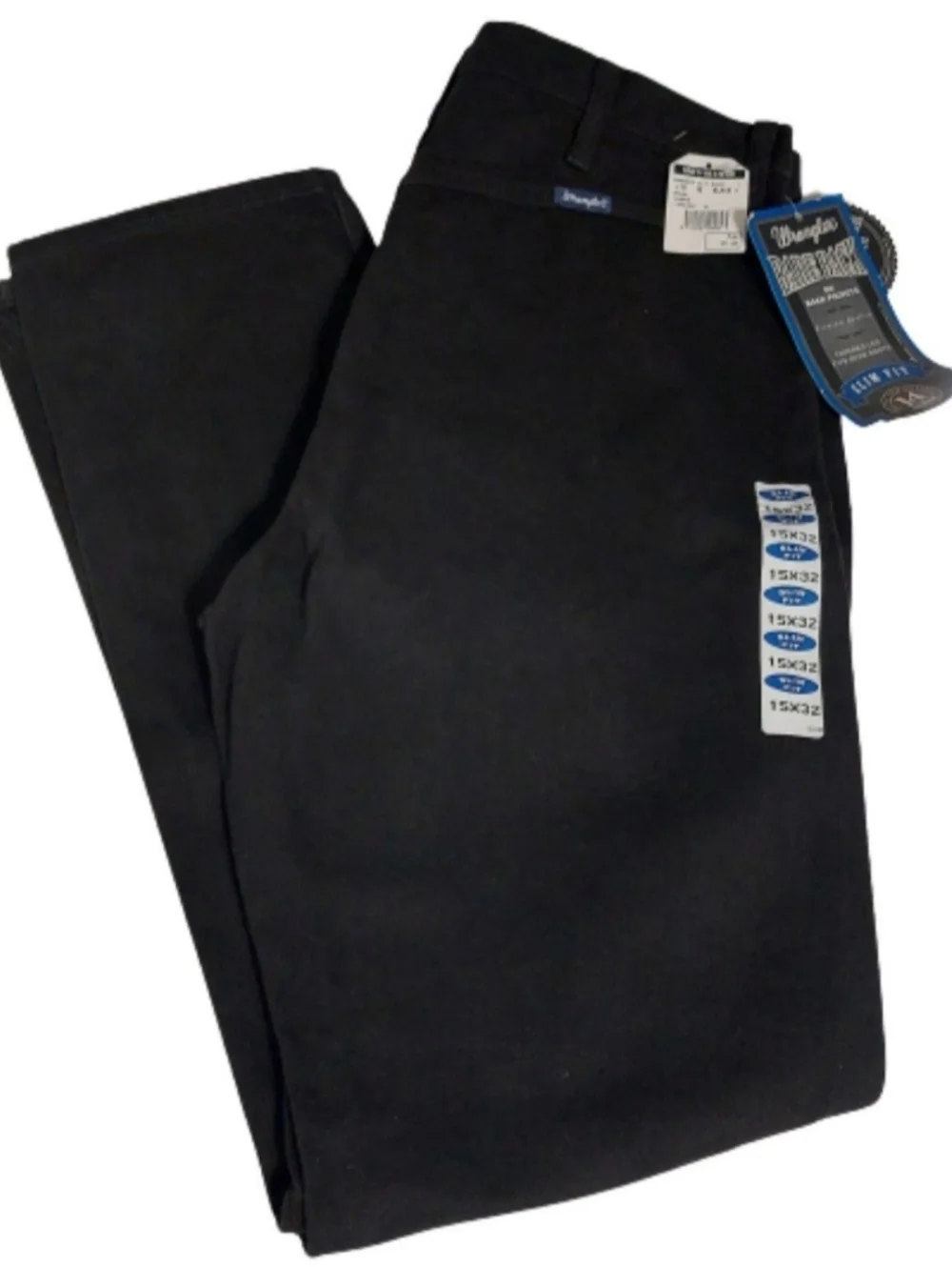 Vintage Wrangler Bareback Slim Fit Black Western Jeans Mens 32x32 Made USA NWT